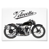 Velocette Motor Cycle / Engeland Foto Afdruk (Voorkant)