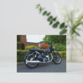 Velocette Venom Briefkaart (Staand voorkant)