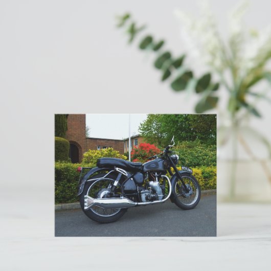 Velocette Venom Briefkaart (Staand voorkant)