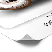 Velocette Venom Clubman 1966 motorfiets - A3 Poster (Hoek)