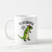 Veloci-rapper Funny Dinosaur Pun Koffiemok (Links)