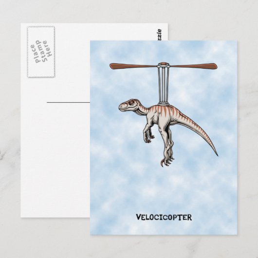 Velocicopter Briefkaart (Voorkant / Achterkant)