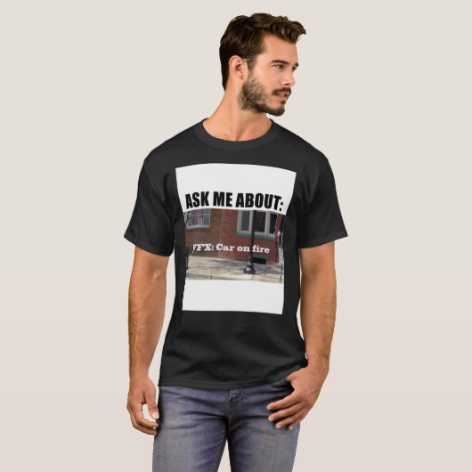 Velocipastor  Vfxcar On Fire  T-Shirt (Voorkant volledig)