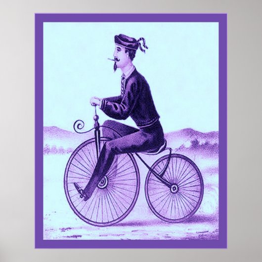 Velocipede ~  tabakslabel poster (Voorkant)