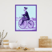 Velocipede ~  tabakslabel poster (Keuken)