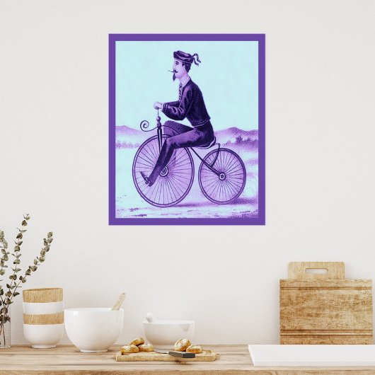 Velocipede ~  tabakslabel poster (Keuken)