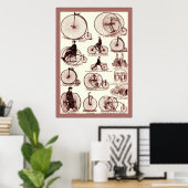 Velocipedes ~  Adverteren Poster (Thuiskantoor)