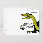 Velociraper Briefkaart (Voorkant / Achterkant)