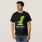 Velociraptor=afstandsraptor in de tijd Raptor T-shirt (Voorkant volledig)