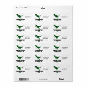 Velociraptor Awareness Day 2011 Etiket (Full Sheet)