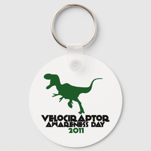 Velociraptor Awareness Day 2011 Sleutelhanger (Voorkant)