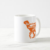 Velociraptor Awareness Day Koffiemok (Voorkant rechts)