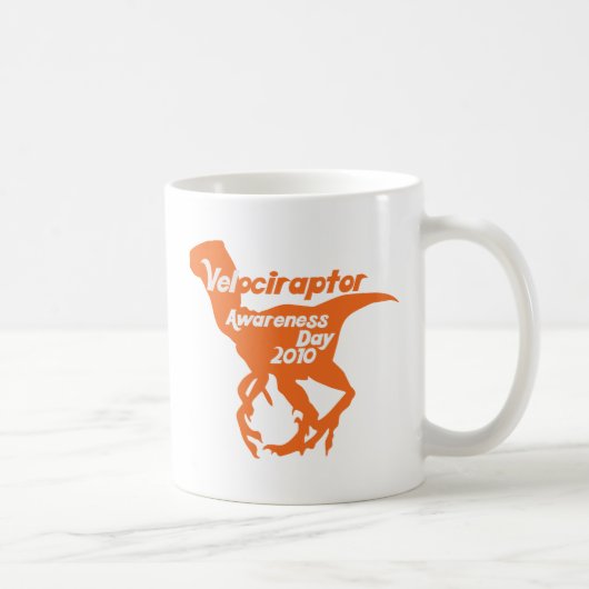 Velociraptor Awareness Day Koffiemok (Rechts)