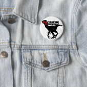 Velociraptor Awareness Day Ronde Button 5,7 Cm (In situ)