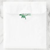 Velociraptor Awareness Day Ronde Sticker (Tas)