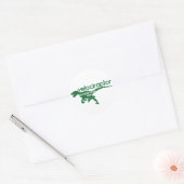 Velociraptor Awareness Day Ronde Sticker (Envelop)