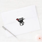 Velociraptor Awareness Day Ronde Sticker (Envelop)