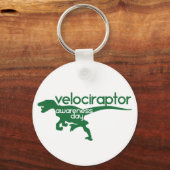 Velociraptor Awareness Day Sleutelhanger (Voorkant)