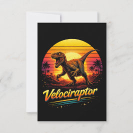 Velociraptor Bedankkaart