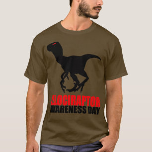 Velociraptor-bewustmakingsdag T-shirt
