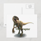 Velociraptor Briefkaart (Voorkant / Achterkant)
