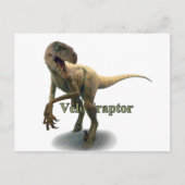 Velociraptor Briefkaart (Voorkant)