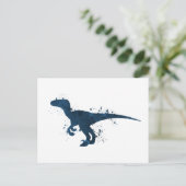 Velociraptor Briefkaart (Staand voorkant)