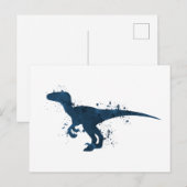 Velociraptor Briefkaart (Voorkant / Achterkant)