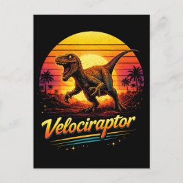 Velociraptor Briefkaart