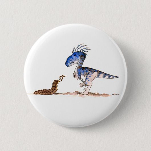Velociraptor Button (Voorkant)