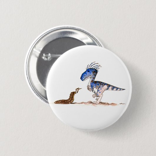 Velociraptor Button (Voorkant /achterkant)