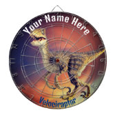 Velociraptor Dartbord (Voorkant)