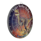 Velociraptor Dartbord (Voorkant Links)