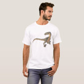 Velociraptor, de Predator met hoge snelheid T-shirt (Voorkant volledig)