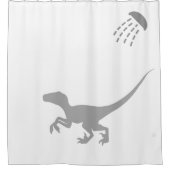 Velociraptor die zich achter uw douchegordijn verb (Voorkant)