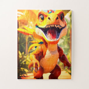 Velociraptor Dinosaur 30 Grote Stukken Legpuzzel