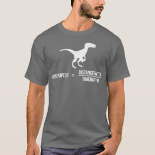 Velociraptor Dinosaur Dino Puns Wiskunde Geometry T-shirt