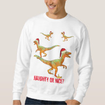 Velociraptor Dinosaur Funny kerstslogan