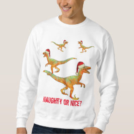 Velociraptor Dinosaur Funny kerstslogan Trui