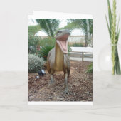Velociraptor Dinosaur-graetings Kaart (Achterkant)