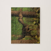 Velociraptor dinosaur in het bos legpuzzel (Verticaal)