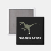 Velociraptor Dinosaur Magneet (Voorkant / Achterkant)