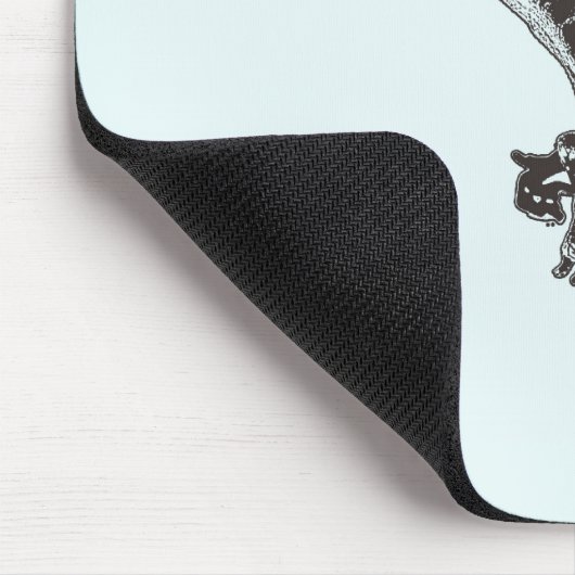 Velociraptor Dinosaur Mousepad Muismat (Hoek)