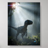 Velociraptor Dinosaur Poster (Voorkant)