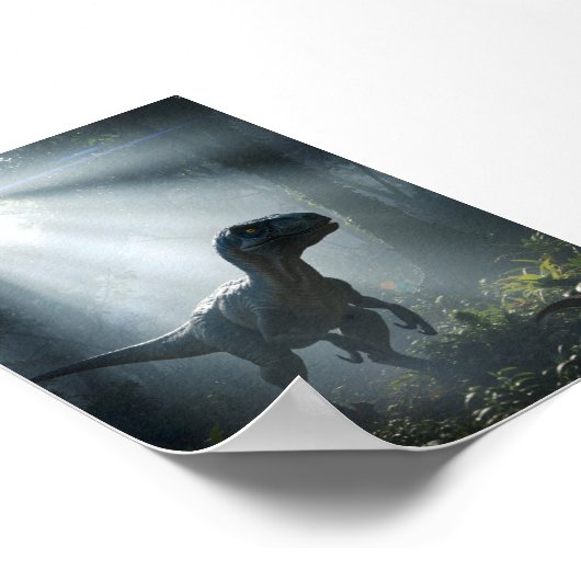 Velociraptor Dinosaur Poster (Hoek)