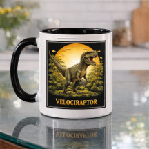 Velociraptor Dinosaur Prehistoric Moon