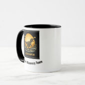 Velociraptor Dinosaur Prehistorisch Maan Mok (Voorkant links)