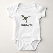 Velociraptor Dinosaur Romper (Voorkant)