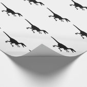 Velociraptor Dinosaur Wrapping Paper Cadeaupapier (Hoek)