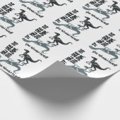 Velociraptor, Dinosaurier, T-Rex Cadeaupapier (Hoek)